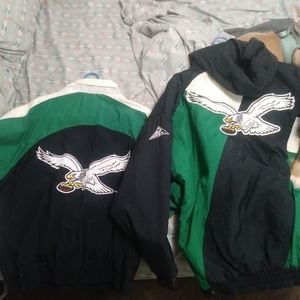 (2) Philadelphia Eagles Vintage Jackets.